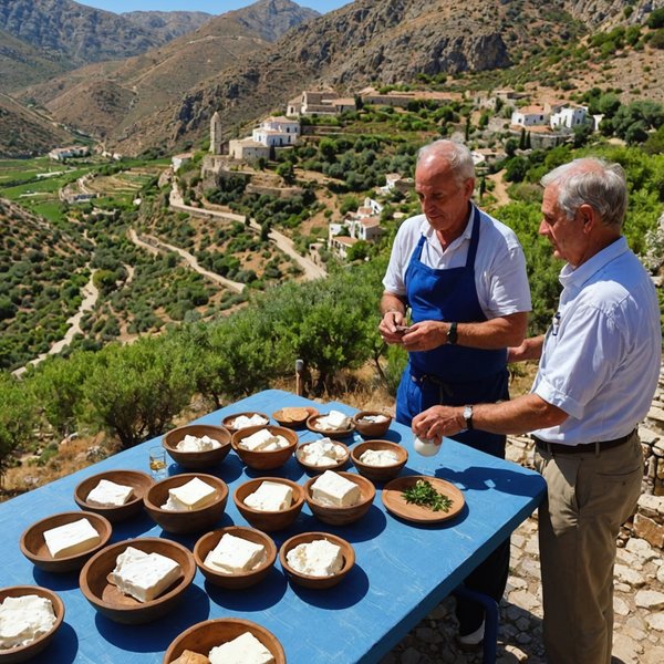 Où suivre des cours de fabrication de fromage de chèvre sur l'île de Crète, Grèce?