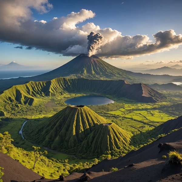 Comment choisir une croisière qui offre des randonnées pour découvrir les volcans éteints en Indonésie?